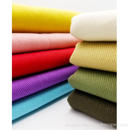 Soft Feeling Stretchy Cotton Twill Fabric For Pants